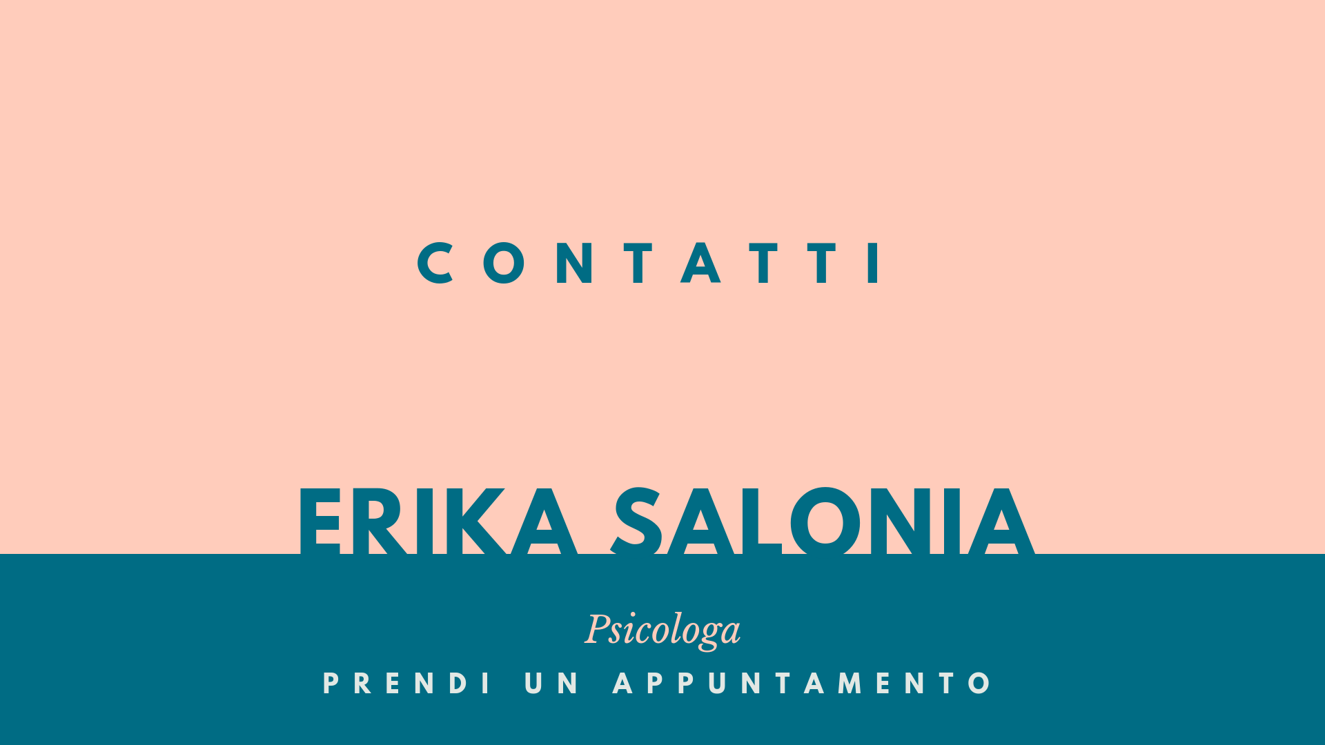 Contatti Erika Salonia Psicologa online