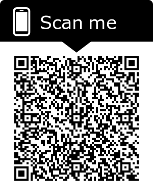 Inquadra con la fotocamera il QrCode per salvare i miei riferimenti sul dispositivo mobile