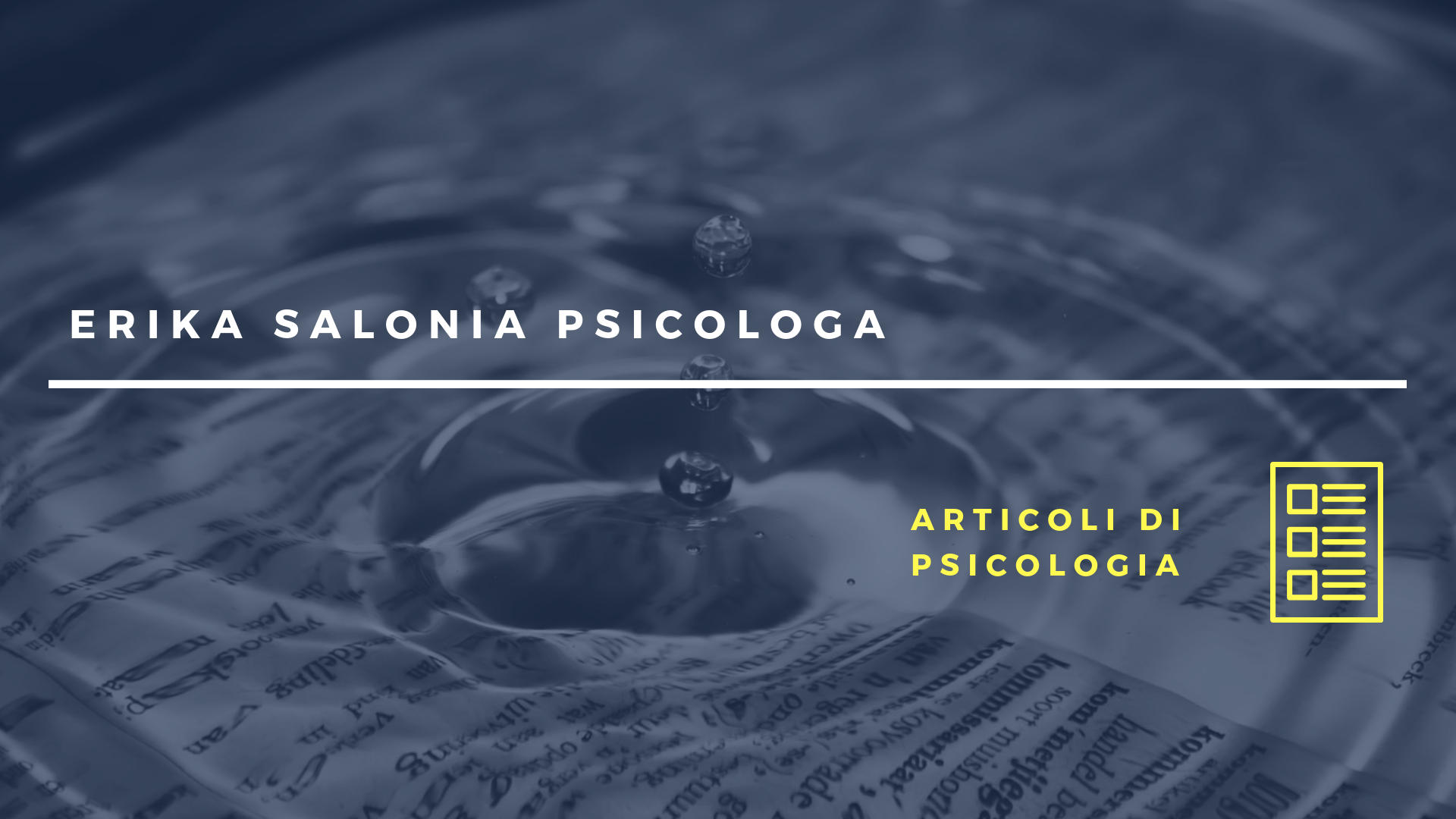 articoli di psicologia (Erika Salonia Psicologa)